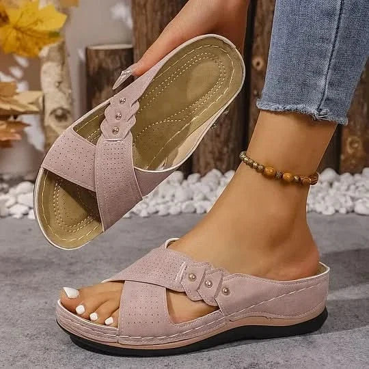 Denise™ | Strappy Wedge Sandals