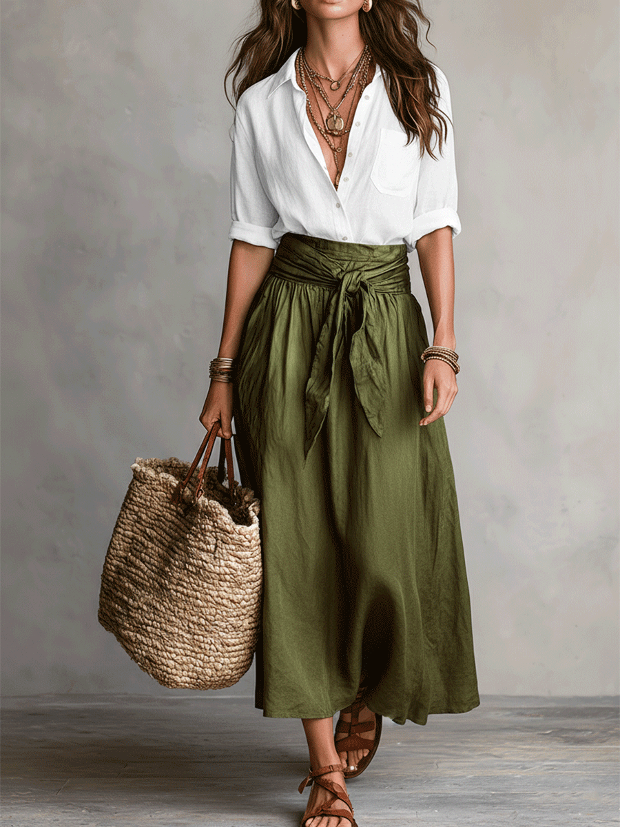 Cynthia™ | Flowing Maxi Skirt Set