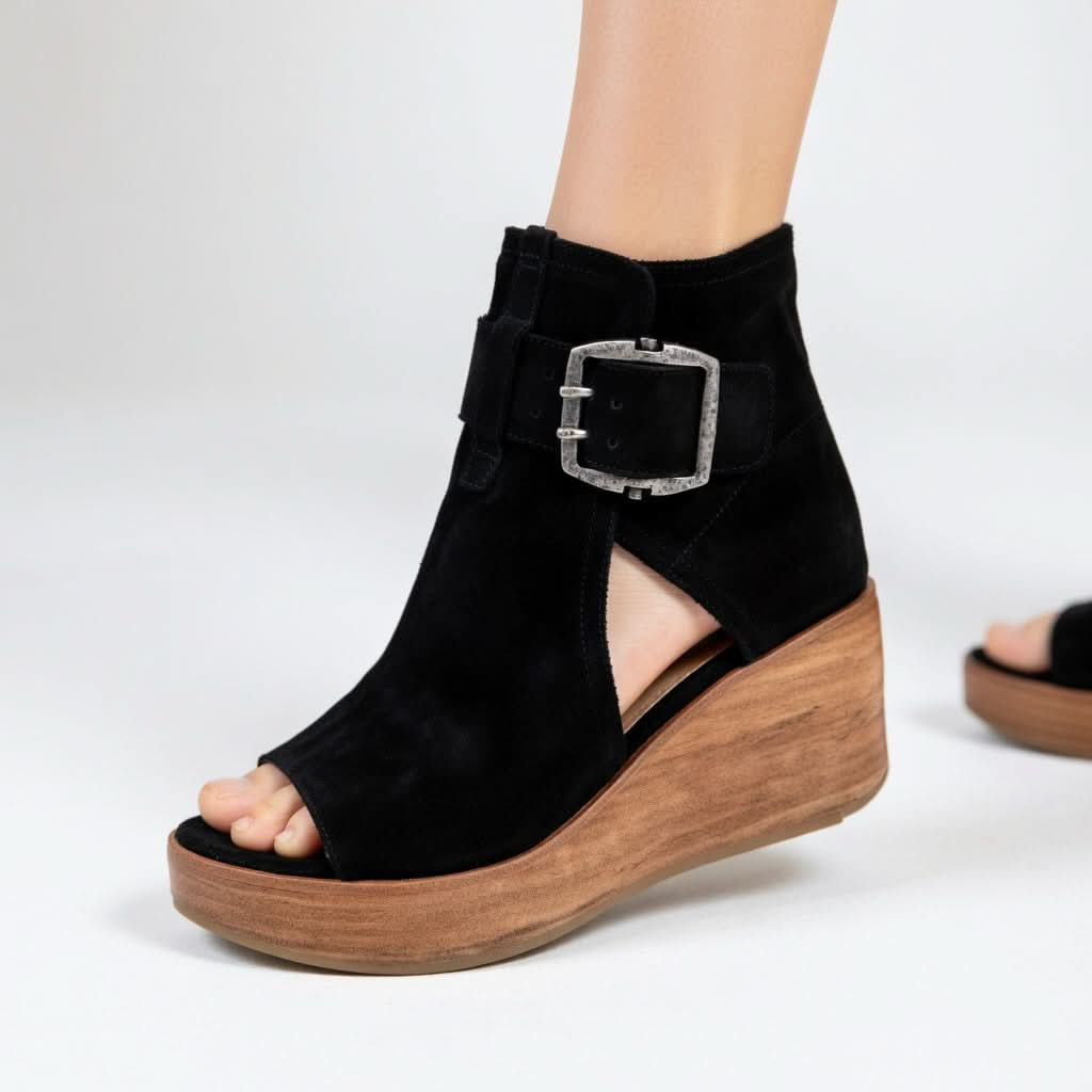 Susan™ | Strappy Summer Wedge Boots