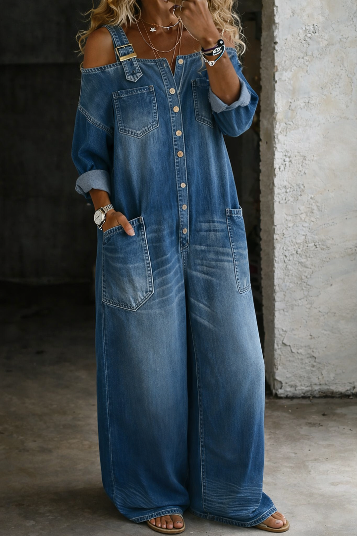 Moira™ | Off Shoulder Slim Fit Jumpsuit