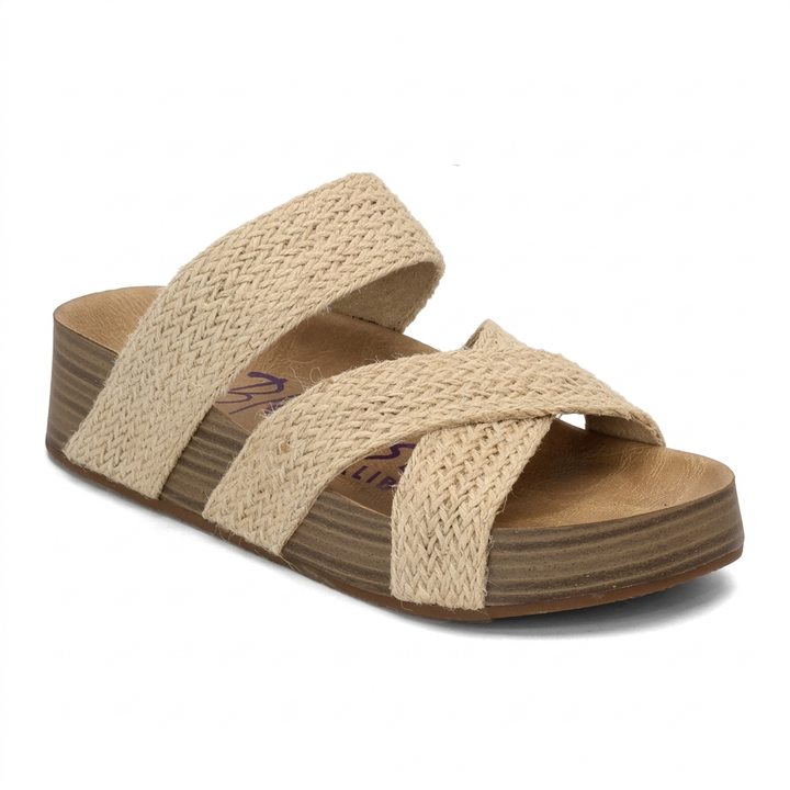 Sheila™ | Stylish Double-Strap Wedge Sandals