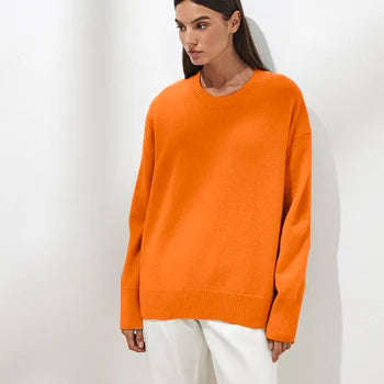 Sheila™ | Classic Crewneck Cashmere Sweater