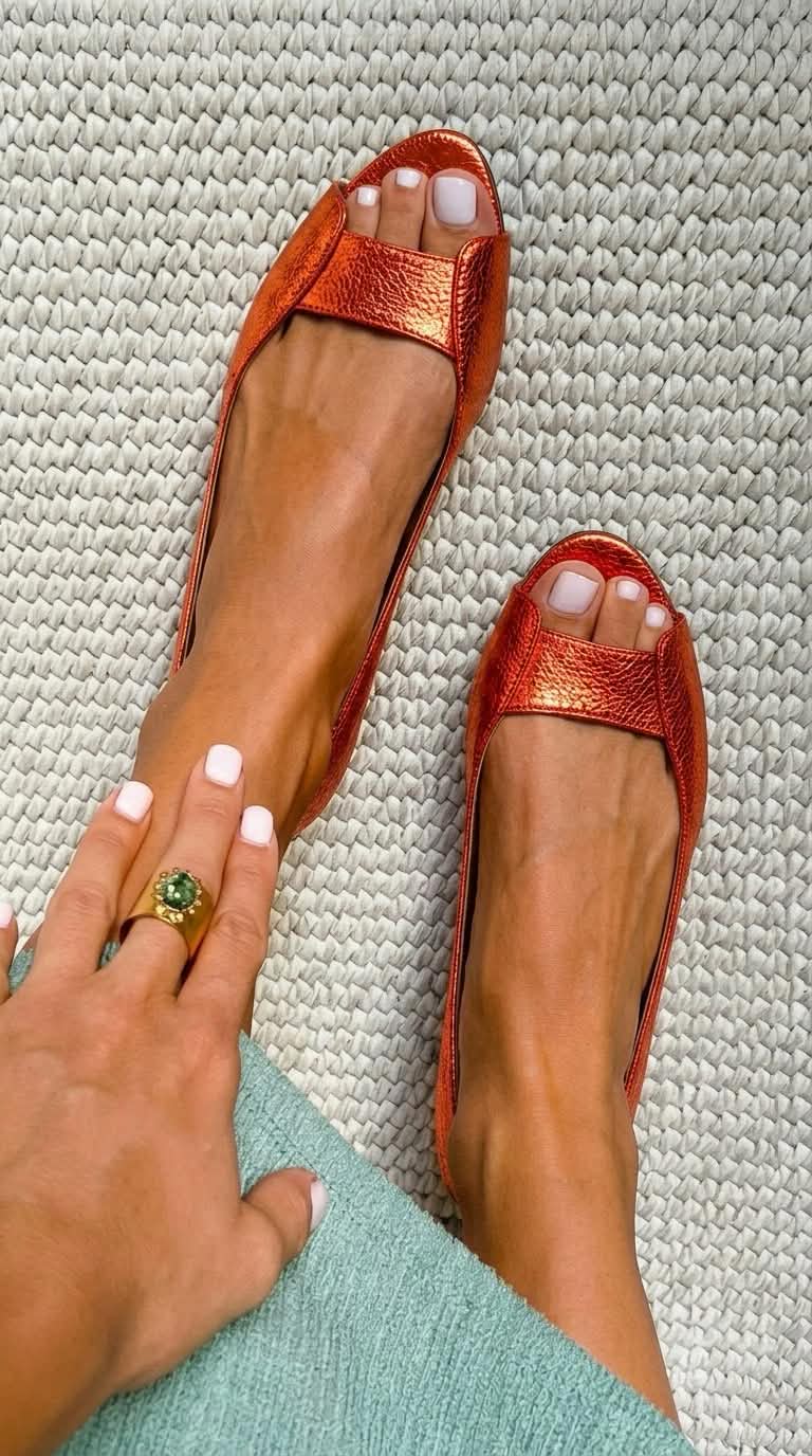 Geraldine™ | Chic Comfort Gold Sandals