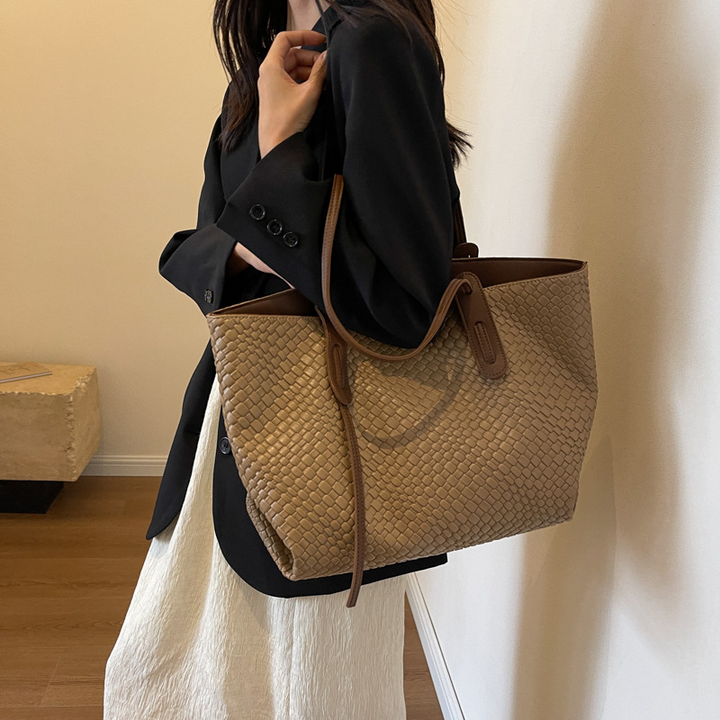 Joyce™ | Stylish Woven Design Tote Bag
