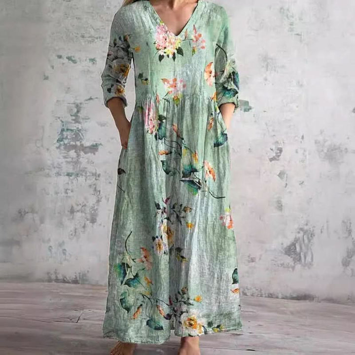 Denise™ | Flowy Floral Midi Dress