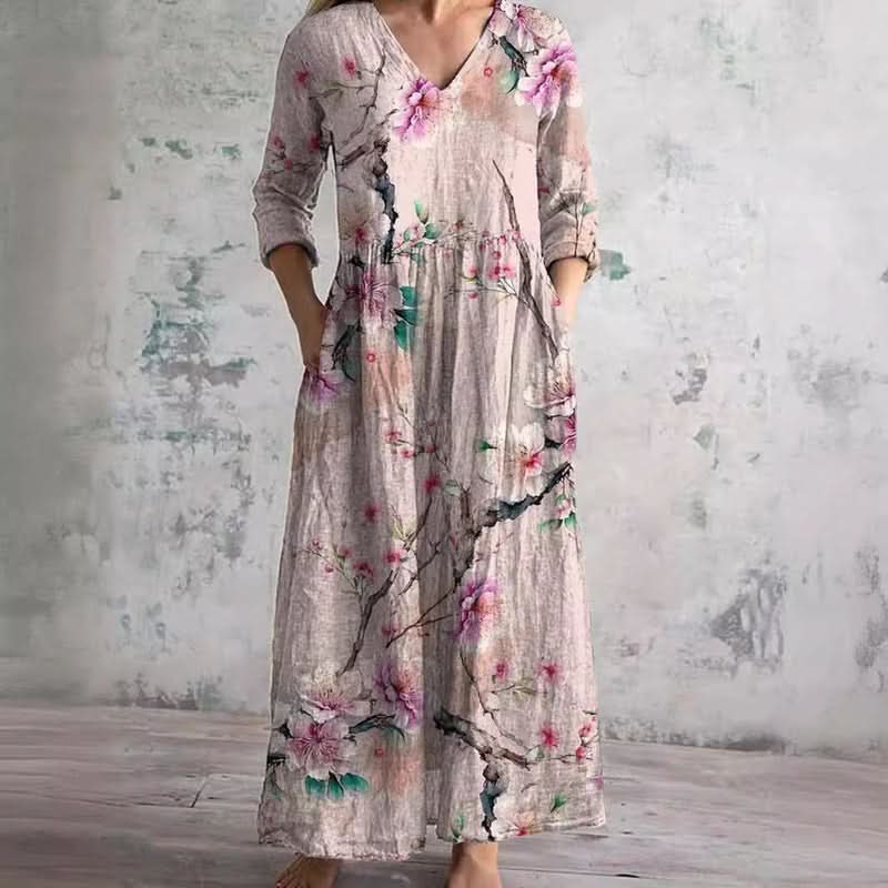 Denise™ | Flowy Floral Midi Dress