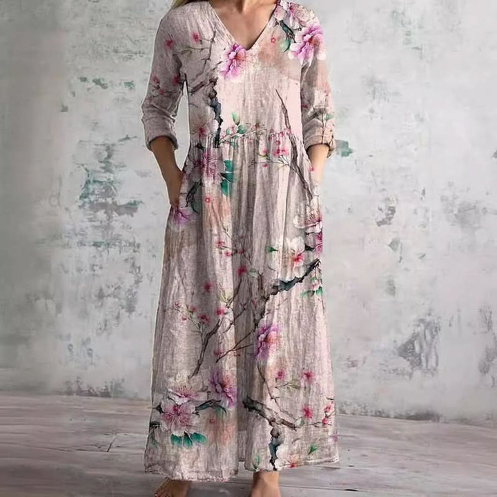 Denise™ | Flowy Floral Midi Dress