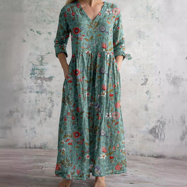 Denise™ | Flowy Floral Midi Dress