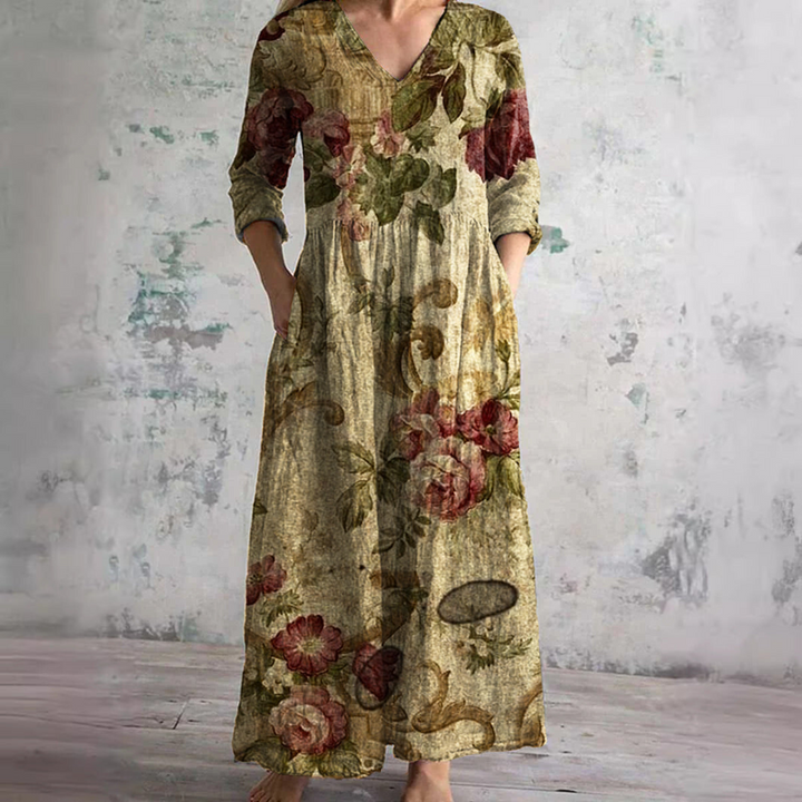 Denise™ | Flowy Floral Midi Dress