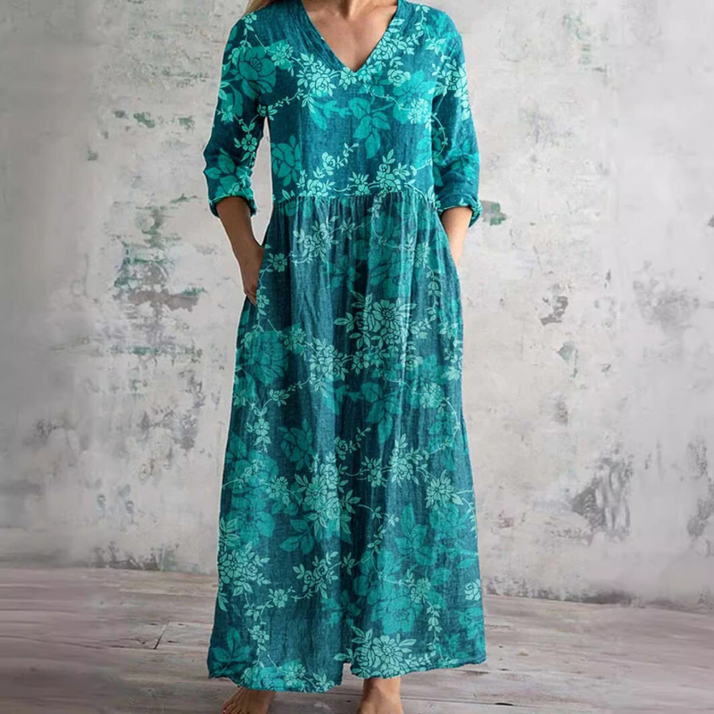 Denise™ | Flowy Floral Midi Dress