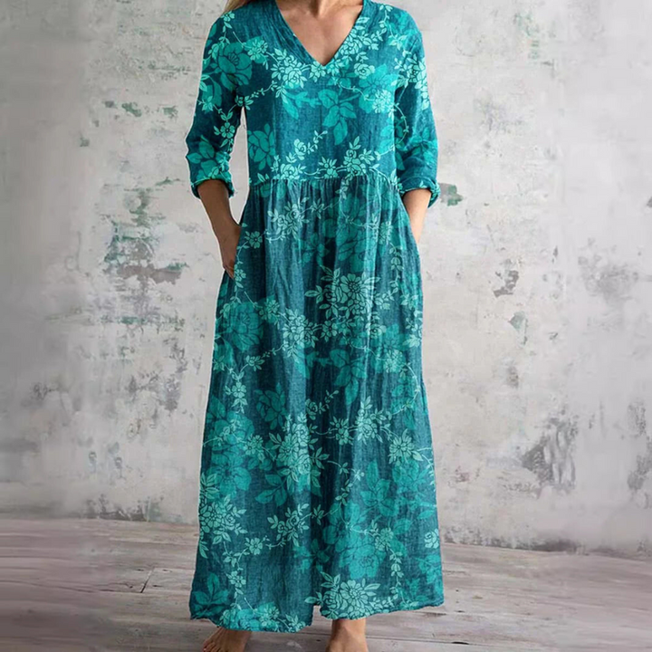 Denise™ | Flowy Floral Midi Dress