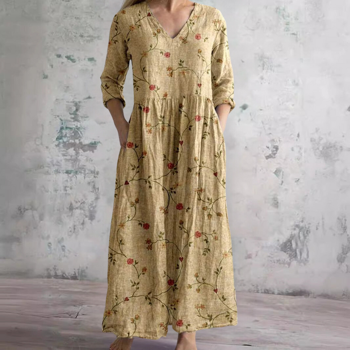 Denise™ | Flowy Floral Midi Dress