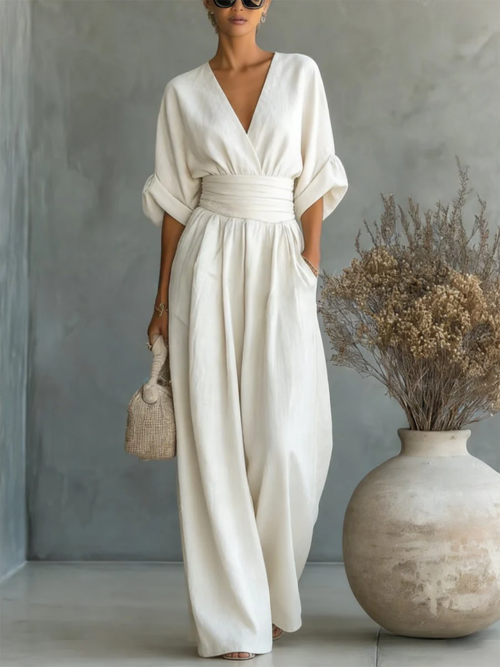Pauline™ | Effortless V-Neck Jumpsuit