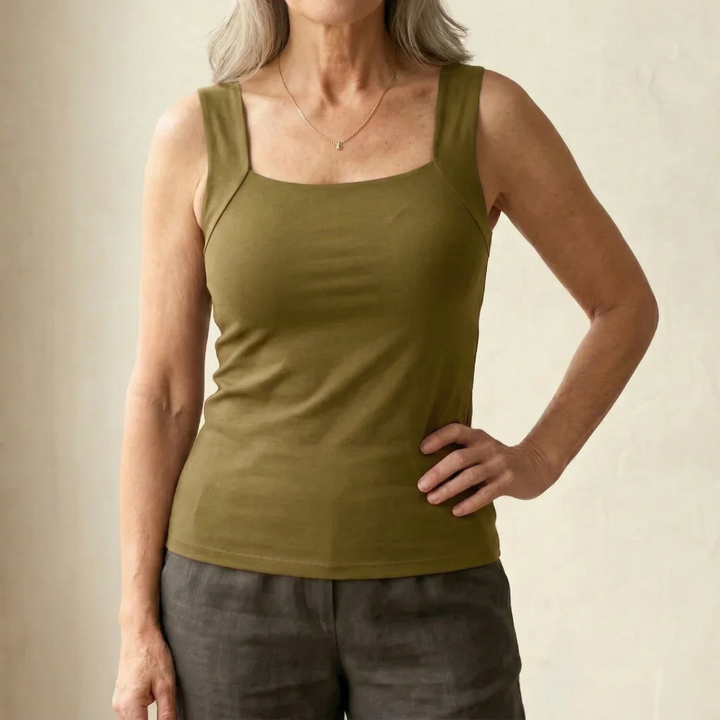 Hazel™ | Built In Comfort Bra Tanktop