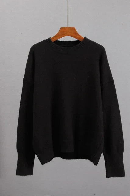 Sheila™ | Classic Crewneck Cashmere Sweater