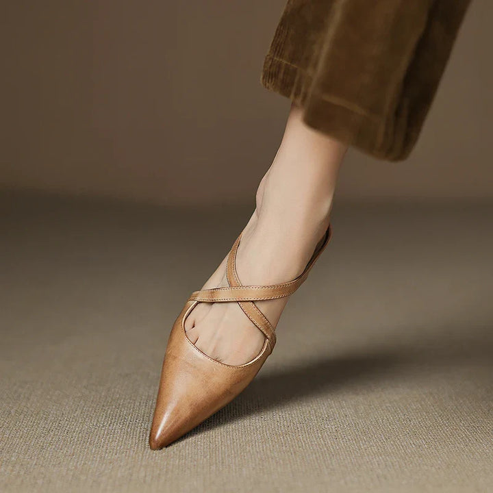 Eileen™ | Chic Genuine Leather Mules