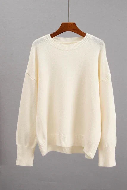 Sheila™ | Classic Crewneck Cashmere Sweater