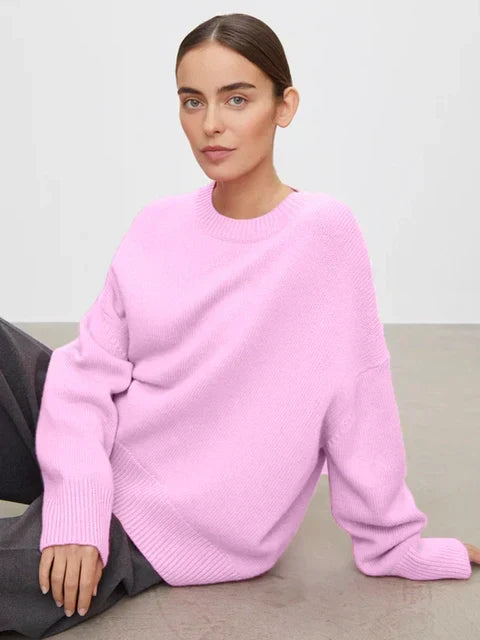 Sheila™ | Classic Crewneck Cashmere Sweater