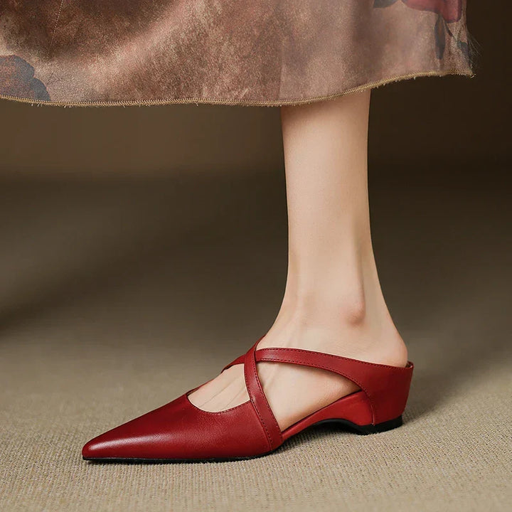 Eileen™ | Chic Genuine Leather Mules