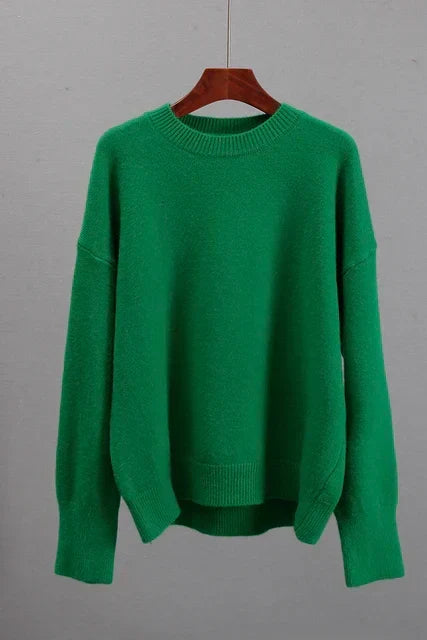 Sheila™ | Classic Crewneck Cashmere Sweater
