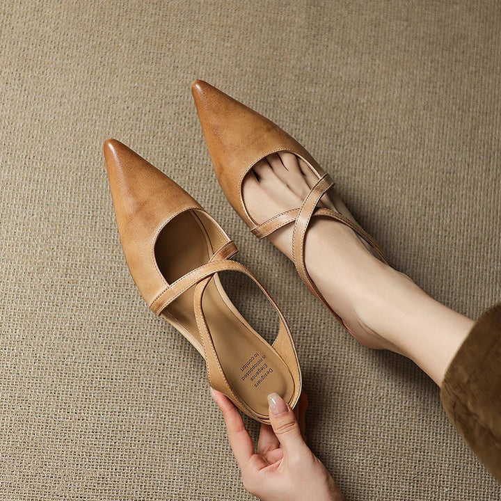 Eileen™ | Chic Genuine Leather Mules