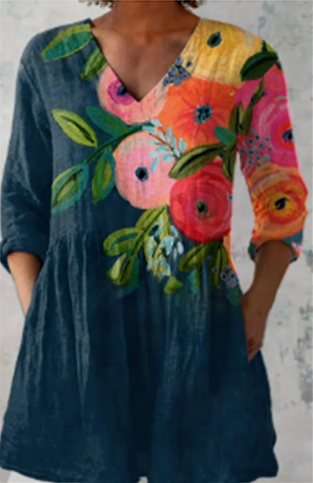Jean™ | Flowing V-Neck Blouse