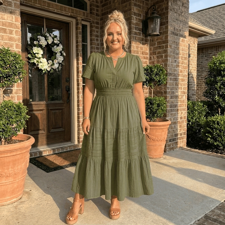 Christine™ | Chic Bohemian Casual Maxi Dress