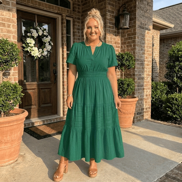 Christine™ | Chic Bohemian Casual Maxi Dress