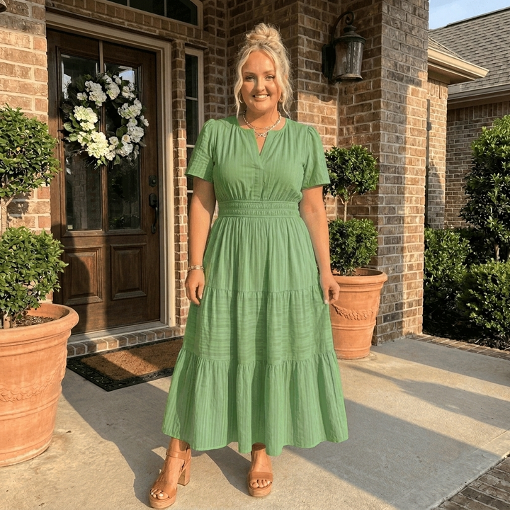 Christine™ | Chic Bohemian Casual Maxi Dress
