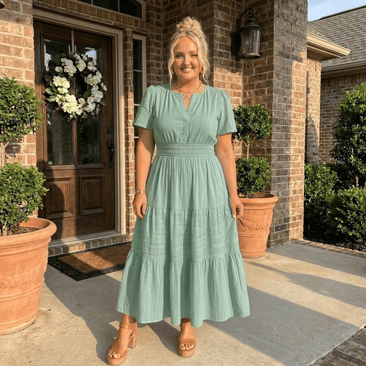 Christine™ | Chic Bohemian Casual Maxi Dress