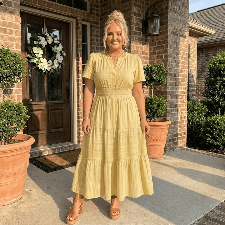 Christine™ | Chic Bohemian Casual Maxi Dress