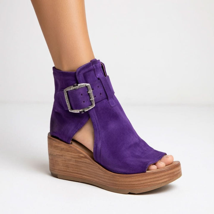 Susan™ | Strappy Summer Wedge Boots