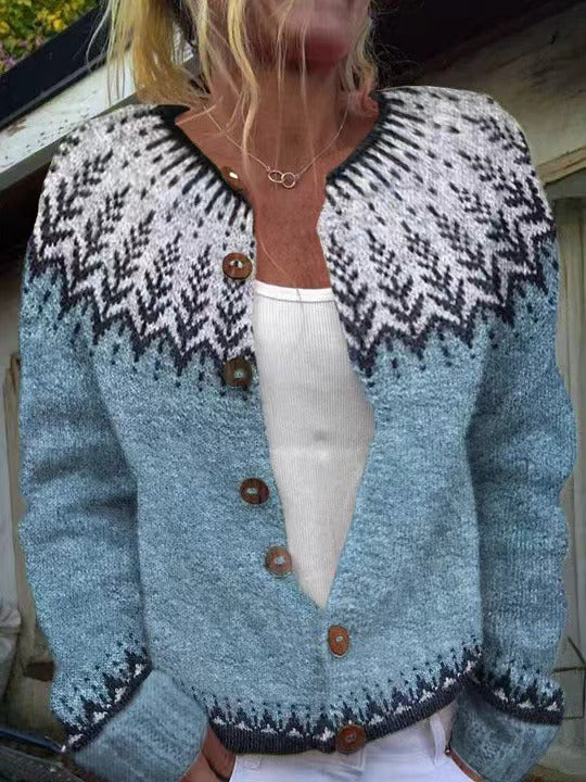 Judith™ | Vintage Icelandic Knit Cardigan