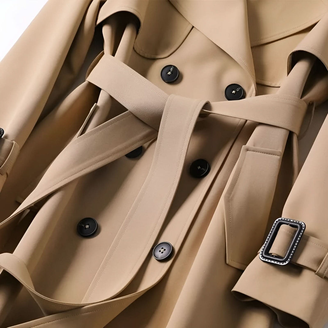 Sally™ | Classic Double-Breasted Trench