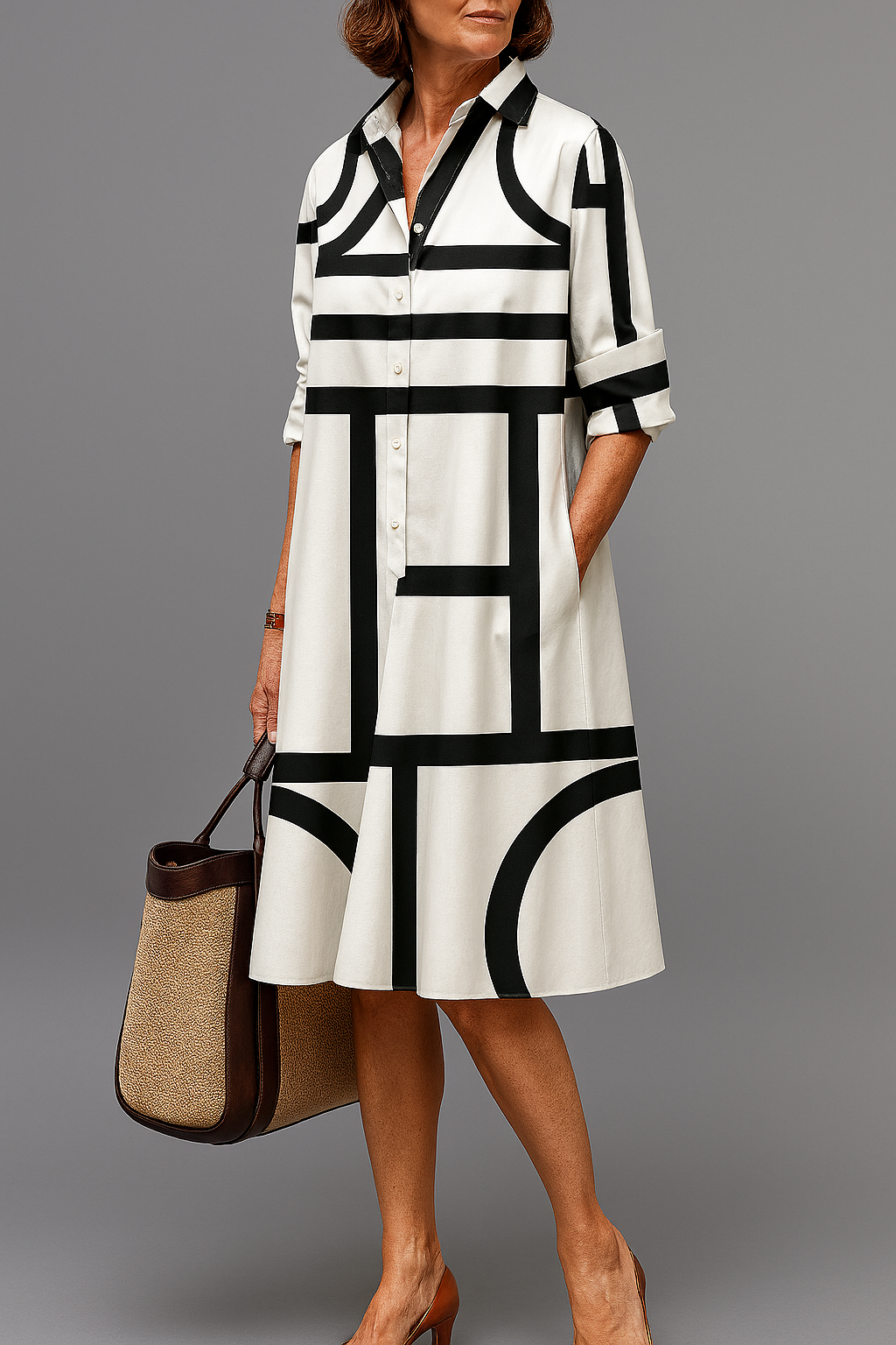 Diane™ | Floral Print Midi Dress