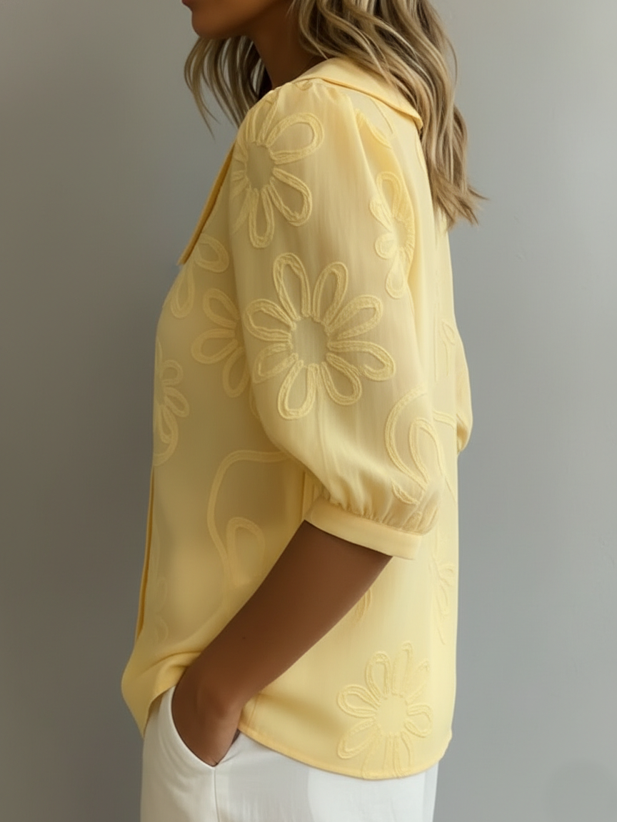 Shirley™ | Lightweight Floral Blouse