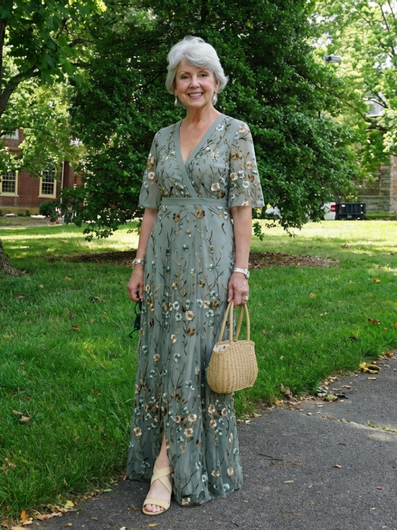 Geraldine™ | Floral V-Neck Dress