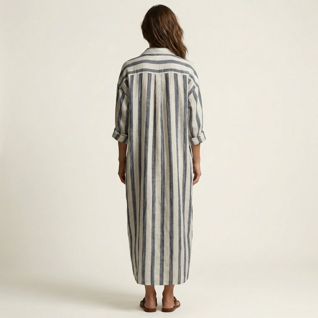 Eunice™ | Striped Maxi Dress