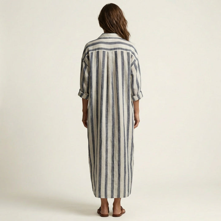 Eunice™ | Striped Maxi Dress