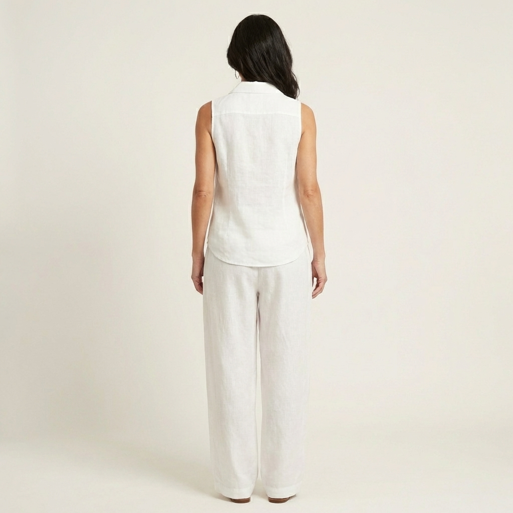 Carol™ | Wrap-Top &amp; Wide-Leg Set