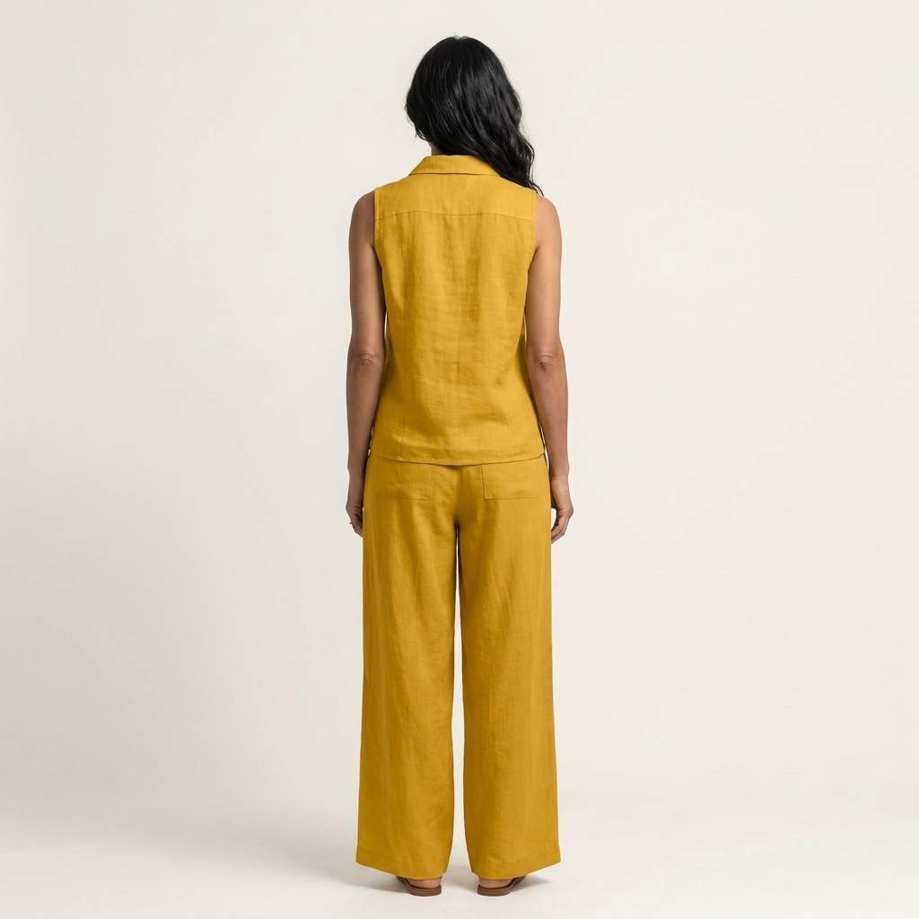Carol™ | Wrap-Top &amp; Wide-Leg Set