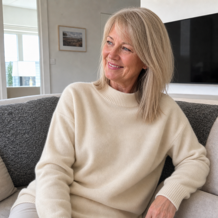 Eileen™ | Classic V-Neck Cashmere Sweater
