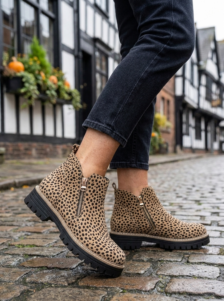 Maureen™ | Chic Suede Ankle Boots