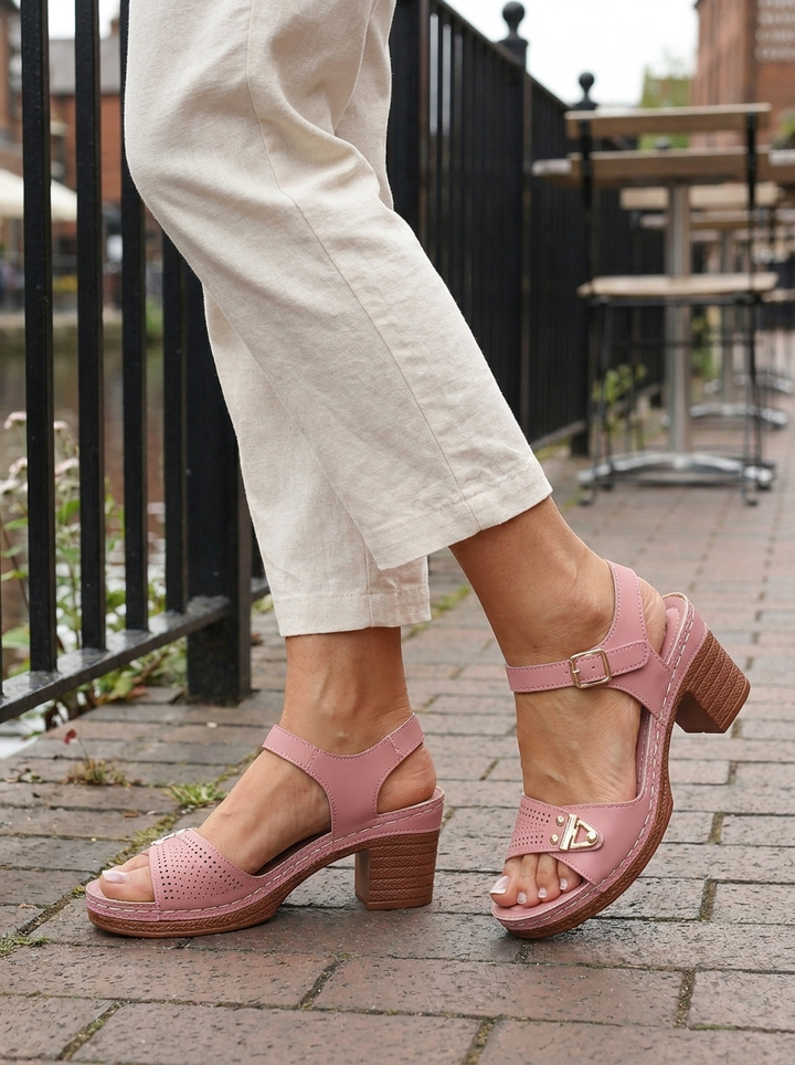Marjorie™ | Stylish Block-Heel Sandals