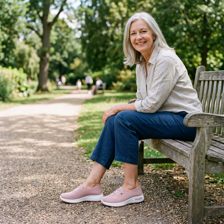 Judith™ | Breathable Mesh Walking Trainers