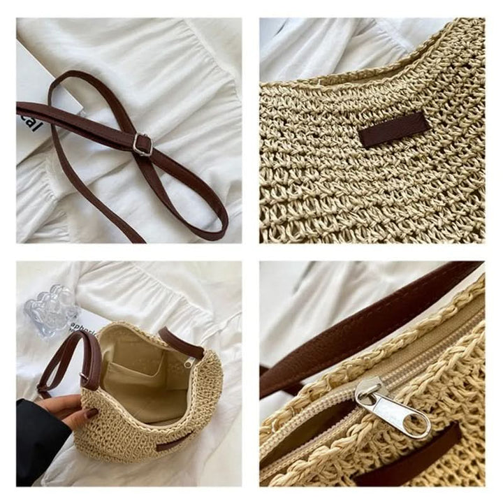 Sheila™ | Chic Woven Straw Tote
