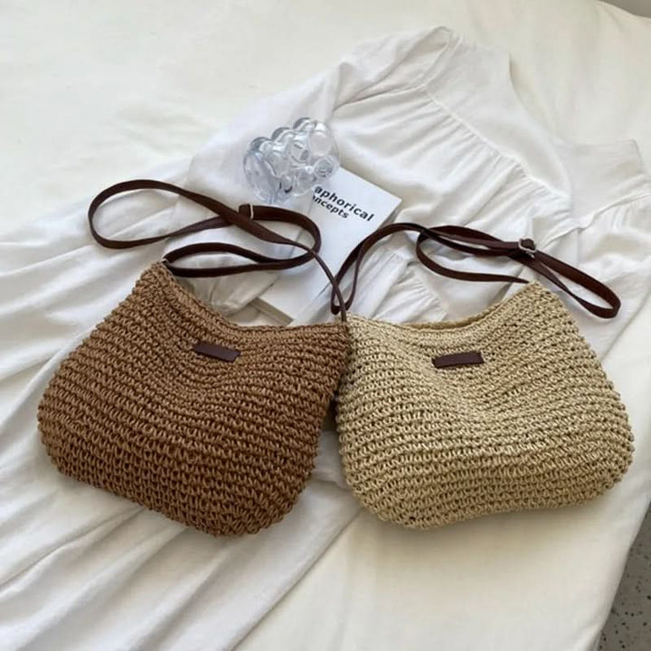 Sheila™ | Chic Woven Straw Tote