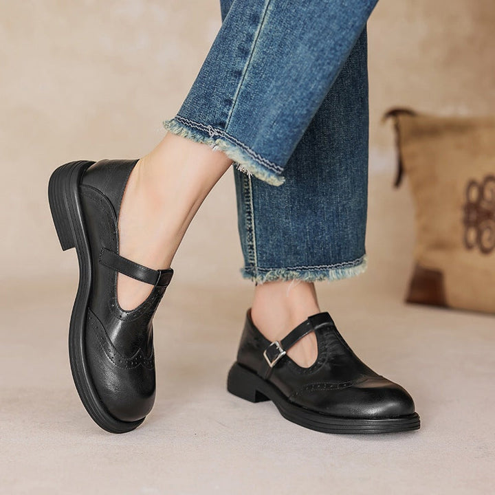 Elaine™ | Classic Buckle Closure Mary Janes