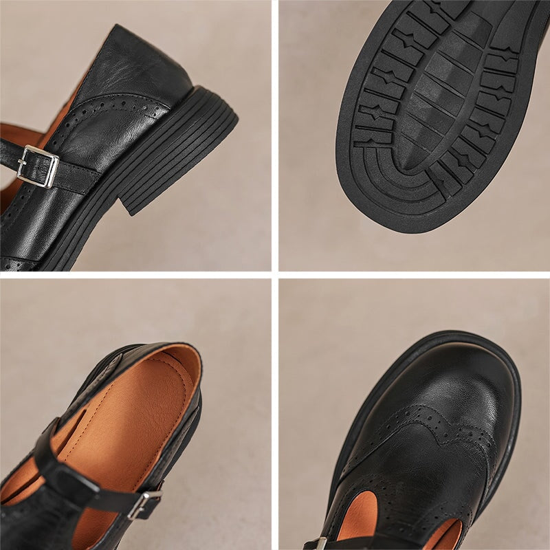 Elaine™ | Classic Buckle Closure Mary Janes