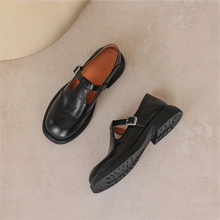 Elaine™ | Classic Buckle Closure Mary Janes